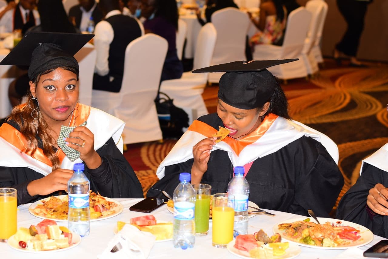 Graduates at Banquet