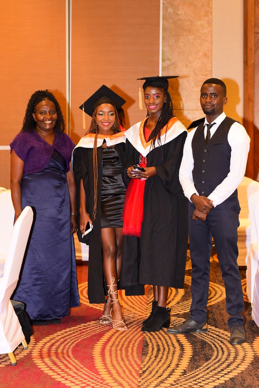 Cabin Crew Graduate with Family