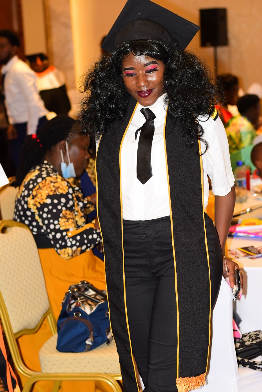 Female Graduate in Uniform