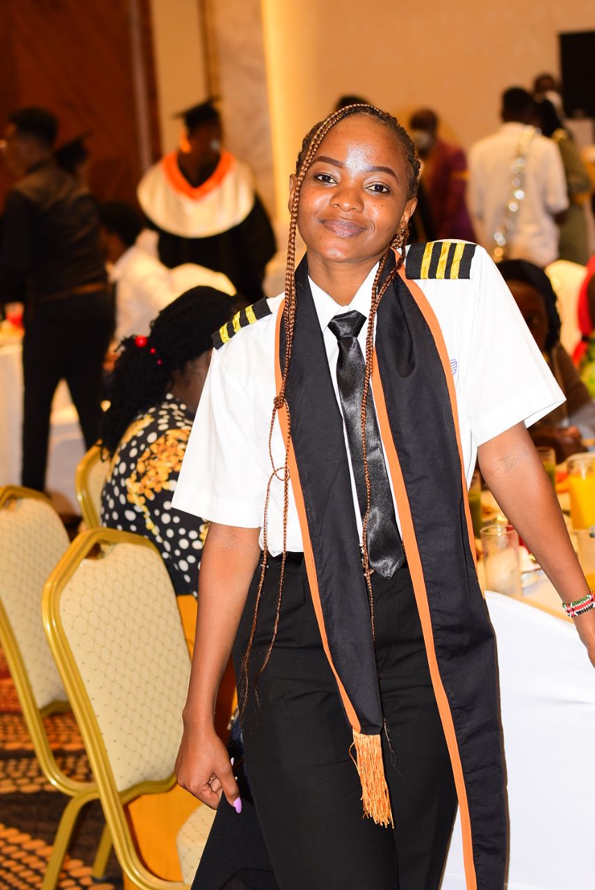 Female Pilot at Graduation