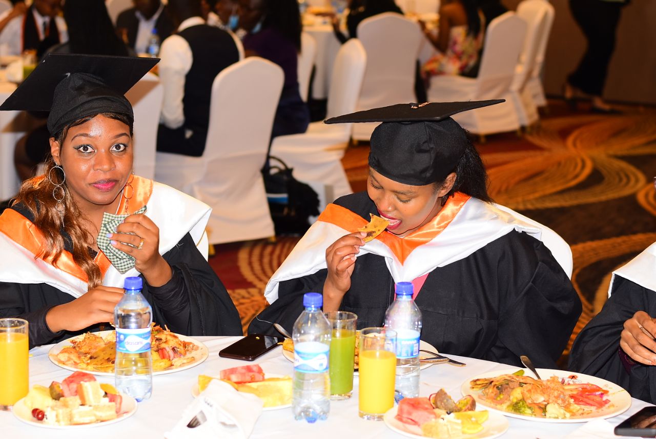 Graduates at Banquet